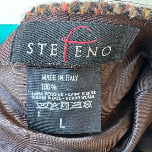 Stefeno Tweeds multicolor Herringbone Cap Men Size Large - Picture 4 of 4